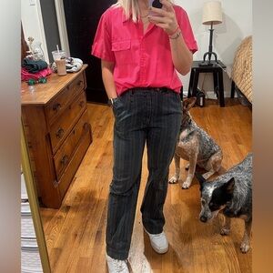 VINTAGE 1990s pinstripe jeans